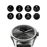 Withings ScanWatch 2 - Black 42mm + Gratis Withings Lederarmband in Schwarz