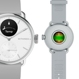 Withings Scanwatch 2 White - 38mm + Gratis Withings Lederarmband Schwarz