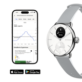 Withings Scanwatch 2 White - 38mm + Gratis Withings Lederarmband Schwarz