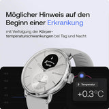Withings Scanwatch 2 White - 38mm + Gratis Withings Lederarmband Schwarz