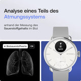 Withings Scanwatch 2 White - 38mm + Gratis Withings Lederarmband Schwarz