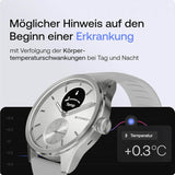 Withings ScanWatch 2 - White 42mm + Gratis Withings Lederarmband in Braun