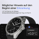 Withings ScanWatch 2 - Black 42mm + Gratis Withings Lederarmband in Schwarz