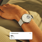 Withings Scanwatch 2 White - 38mm + Gratis Withings Lederarmband Schwarz