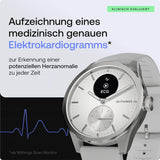 Withings ScanWatch 2 - White 42mm + Gratis Withings Lederarmband in Braun