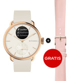 Withings ScanWatch 2 - 38mm Sand | Rosegold + Gratis Lederarmband Pink