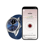 Withings ScanWatch 2 - Blau 42mm + Gratis Withings Lederarmband in Schwarz