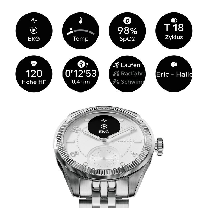 Scanwatch Nova Brilliant 39mm - Titanium silver