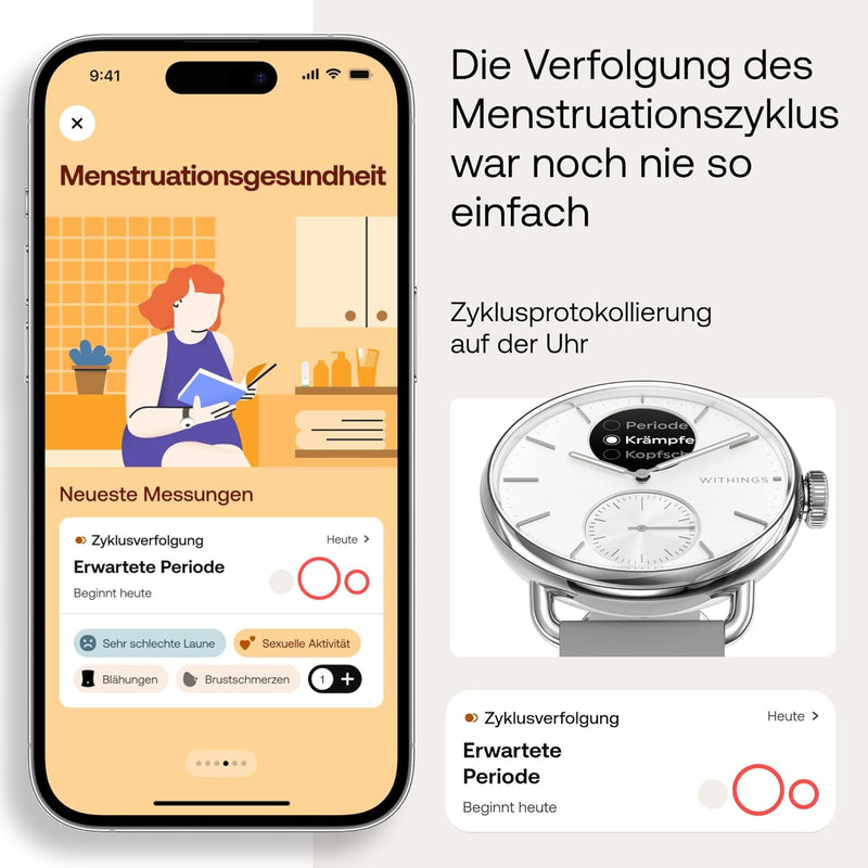 Withings Scanwatch 2 - 38mm + Gratis Withings Lederarmband