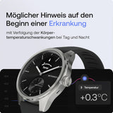 Withings Scanwatch 2 - Black 42mm + Gratis Withings Lederarmband ( Braun oder Schwarz )