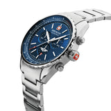 Swiss Military Hanowa Men's Wristwatch Chronograph 42mm Stainless Steel Blue - Chronograph Watch Wristwatch Men's Watch Military Watch