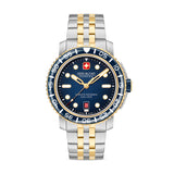 BLACK MARLIN 42mm Blue Stainless Steel/Gold Herrenuhr -  Swiss Made