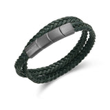 Police Men's Bracelet Leather Green Men's Bracelet Leather Men's Leather Bracelet Men's Bracelet Leather Men's Leather Bracelet