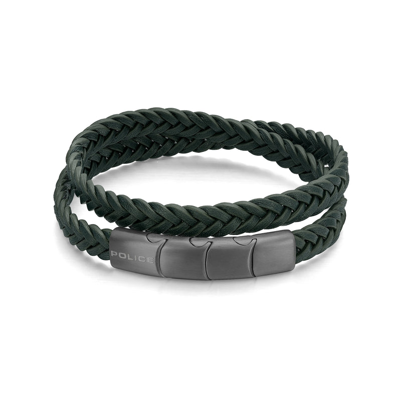 Police Men's Bracelet Leather Green Men's Bracelet Leather Men's Leather Bracelet Men's Bracelet Leather Men's Leather Bracelet