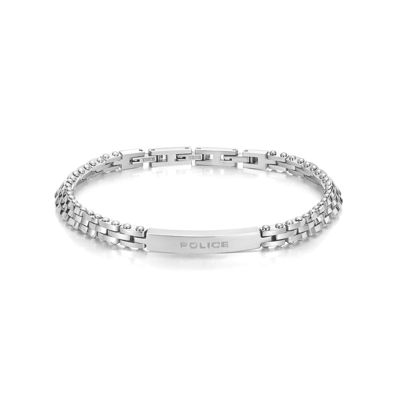 PE BRICK SS HARDWARE POLICEBAR SLIM BRACELET