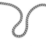 PE CENTURION SS & IP GUN CURB CHUNKY NECKLACE