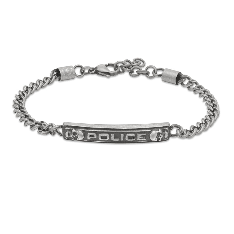 Police Men's Bracelet Silver 21 cm Stainless Steel Chain Men's Bracelet Jewelry Men's Chain Bracelet Men