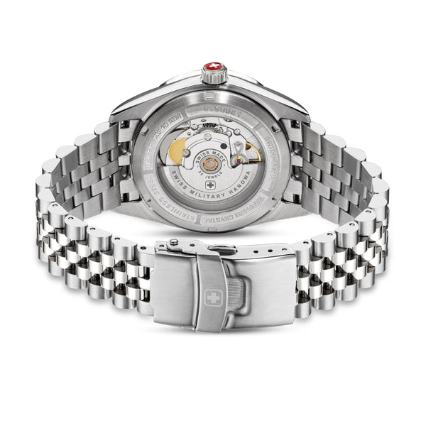 DILIGENTER 41MM STAINLESS STEEL CASE SILVER COLOR METAL BRACELET