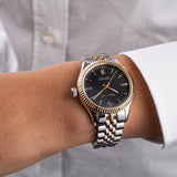 Sussex-BCG, 34mm, silbergold/schwarz