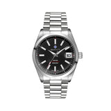 Eastham, 42mm, silber/schwarz