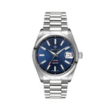 Eastham, 42mm, silber/blau