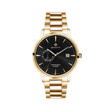 East Hill-IPG, 43mm, gold/schwarz