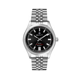 Sussex 44, 43,5mm, silber/schwarz