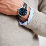 Abington, 41mm, schwarz/blau