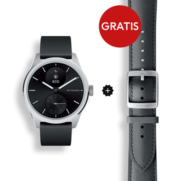 Withings Scanwatch 2 - Black 42mm + Free Withings Bracelet – The 