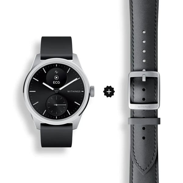 Withings Scanwatch 2 - Black 42mm + Gratis Armband