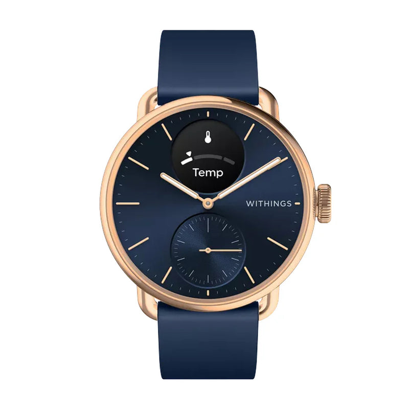 Withings Scanwatch 2 - 38mm Blau | Rosegold