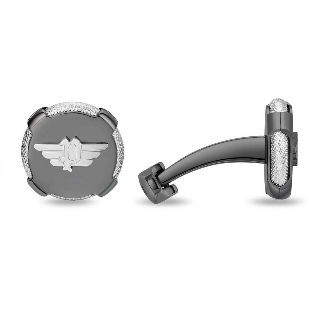 Cufflinks Black Silver Metal Cufflinks Cufflinks Wedding Gift