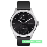 Withings Scanwatch 2 - Black 42mm + Gratis Withings Lederarmband ( Braun oder Schwarz )