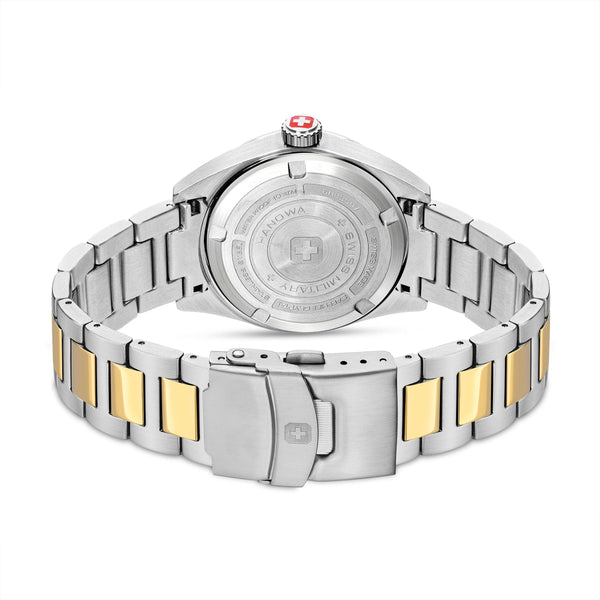 Swiss Military Hanowa Quarzuhr LYNX, SMWGH0000760, Armbanduhr, Herrenuhr, Schweizer Uhr, Datum, Saphirglas, Swiss Made, Grün