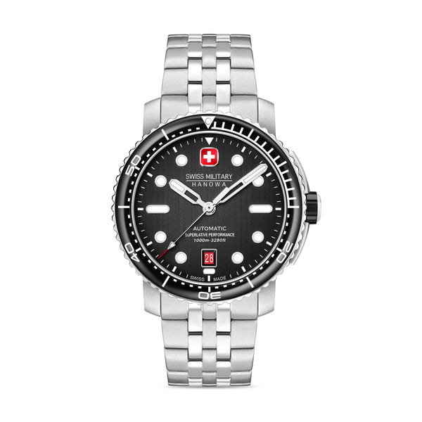 Swiss Military Hanowa MAITRE PLONGEUR SMWGL0002001-SET Men's Automatic Watch With Interchangeable Strap