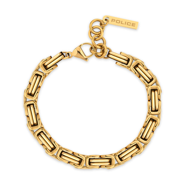 Police bracelet INTRACTABLE, PEAGB0008301, PEAGB0008302, PEAGB0008303, gold-colored