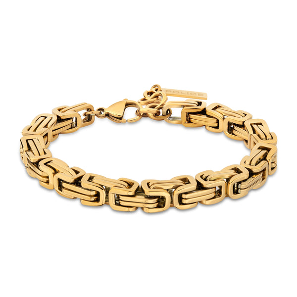 Police bracelet INTRACTABLE, PEAGB0008301, PEAGB0008302, PEAGB0008303, gold-colored