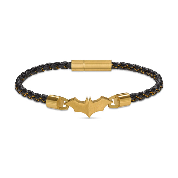 Police Herren-Armband Batman Schwarz/Goldfarben PEAGB0034702