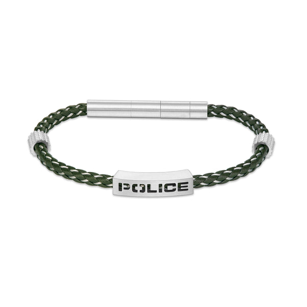 PE ASSAULT SS POLICE CUT-OUT O.GREEN LEATHER BRT