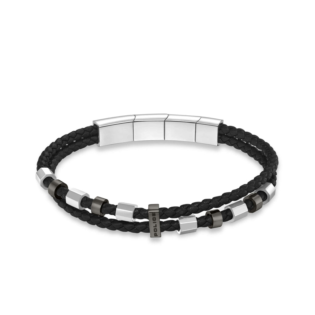 Bracelet Leather Silver Stainless Steel Bracelet Leather Bracelet Bracelet Leather
