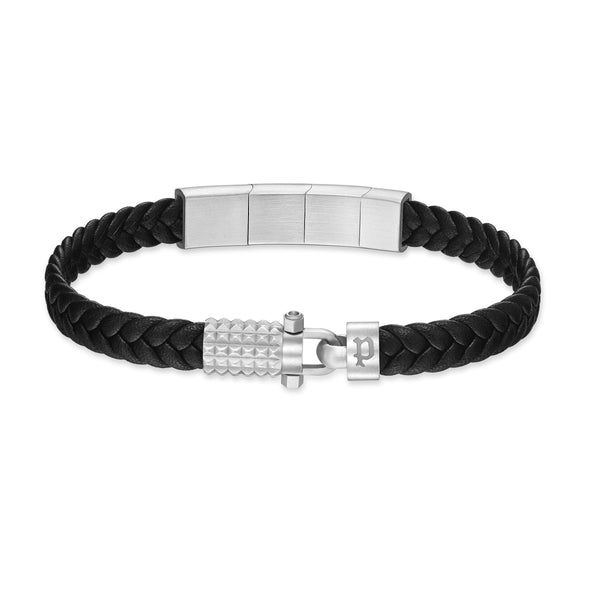 Police Men's Wrath Bracelet - PEAGB0036601, Large, Stainless Steel, No Gemstone