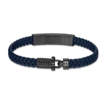 Police Herren Armband Leder Blau Herrenarmband Lederarmband Herren Lederarmband Lederkette Lederband Herren Leder