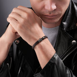 Police Men's Bracelet Leather Brown Men's Bracelet Leather Band Leather Bracelets Men's Leather Bracelets