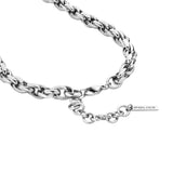 Police Men's Chain Necklace Silver 50 cm Stainless Steel Chain Collar Jewelry Men's Chain