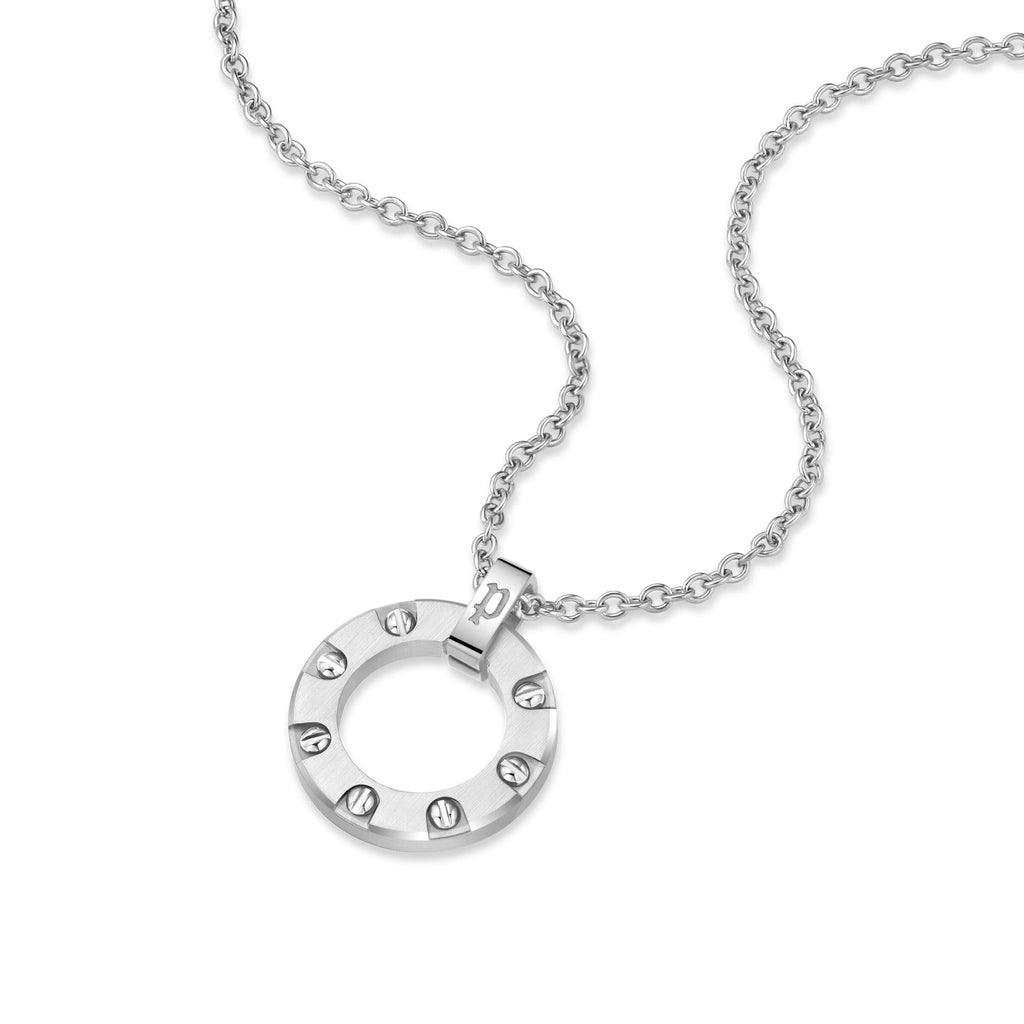 Police Unisex Chain Silver 50 cm Stainless Steel Necklace Men Women Chain Silver Chain