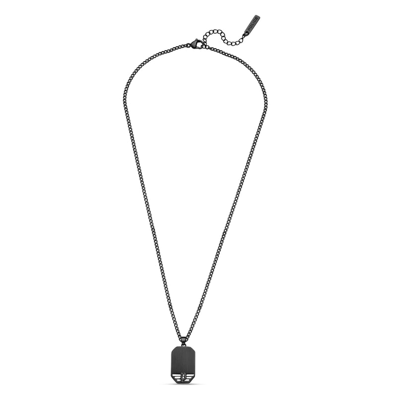 Police Motive Gun Necklace Silber Mann (Herstellerartikelnummer: PEAGN0035902-OS)