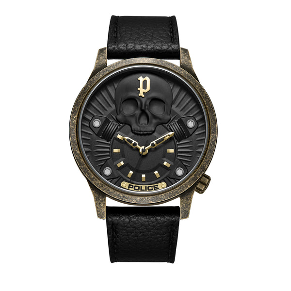 Police Pewja2227702 Watch Black,Golden (Manufacturer item number: PEWJA2227702-Black-OS)