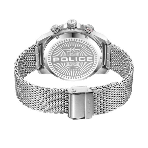 Police Rotorcrom Ss Mesh Rotor Watch Silver (Manufacturer item number: PEWJG0006504-Silver-Gray-OS)