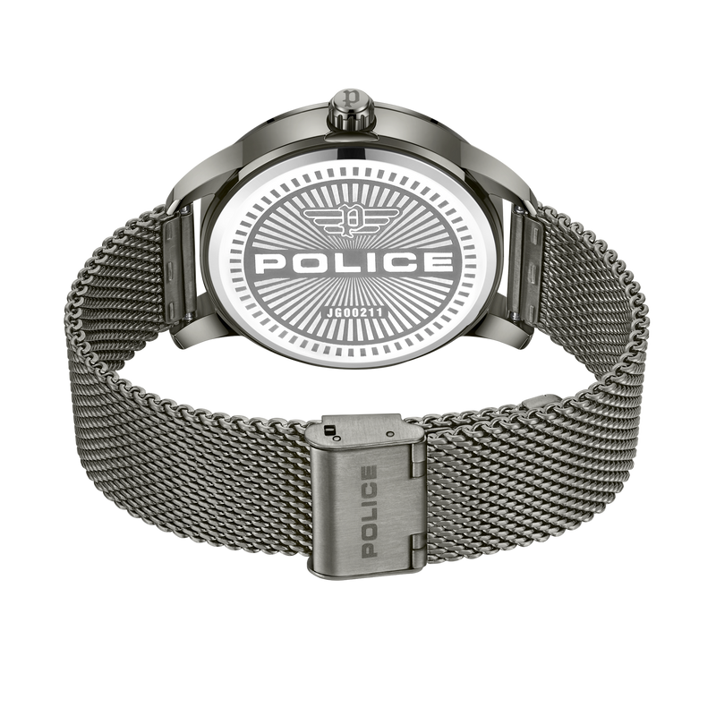 Police Unisex Wristwatch Analog Watch Men's Watches Police Watches Silver Stainless Steel Wristwatch Men's Watch Chronograph