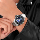 Police Herren Armbanduhr Chronograph Analog Edelstahl Blau/Schwarz - Herrenuhr Armbanduhr - Police Uhr günstig kaufen